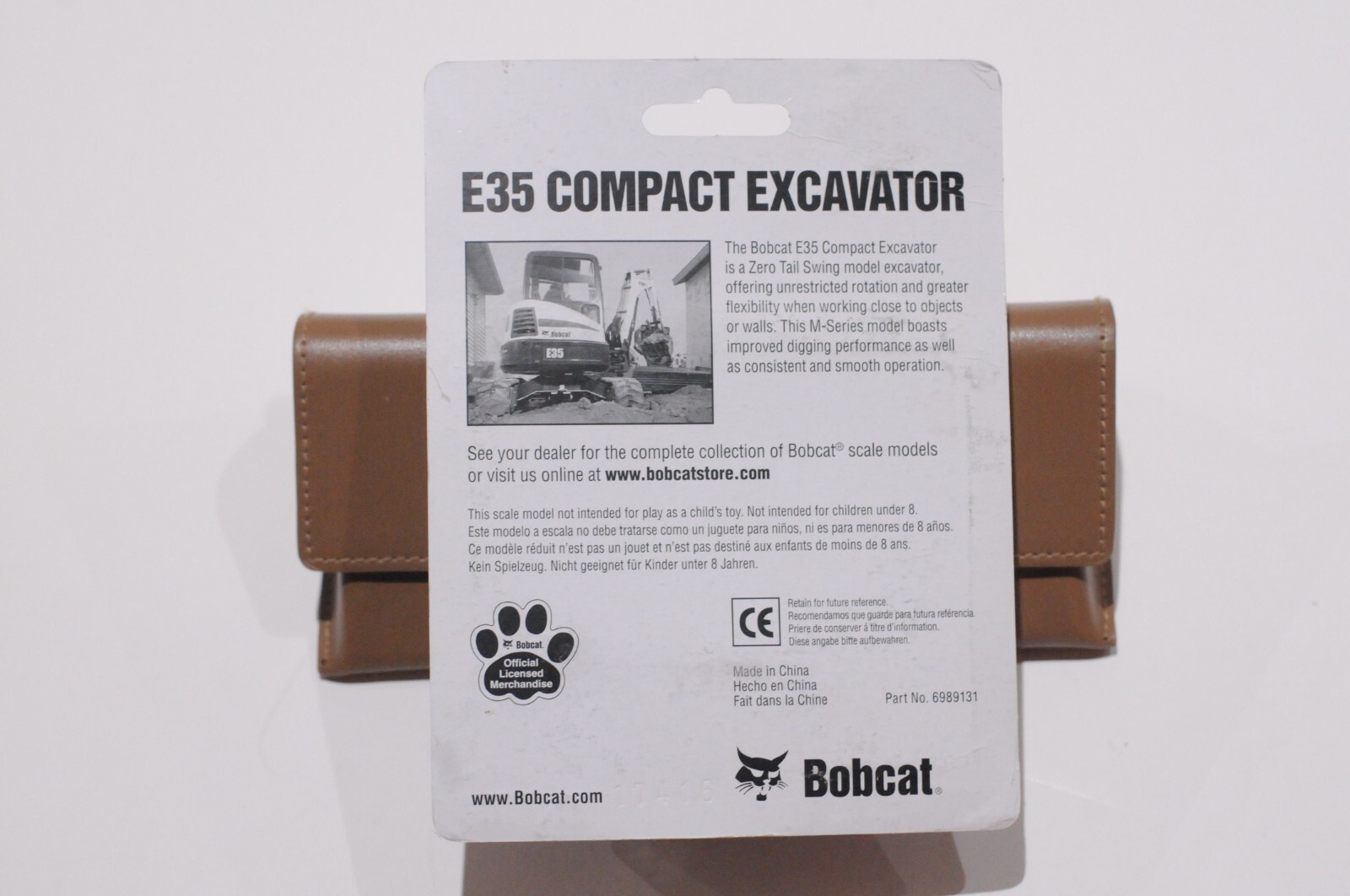 BOBCAT E35 COMPACT EXCAVATOR M SERIES IN SCALE 1:50 NEW