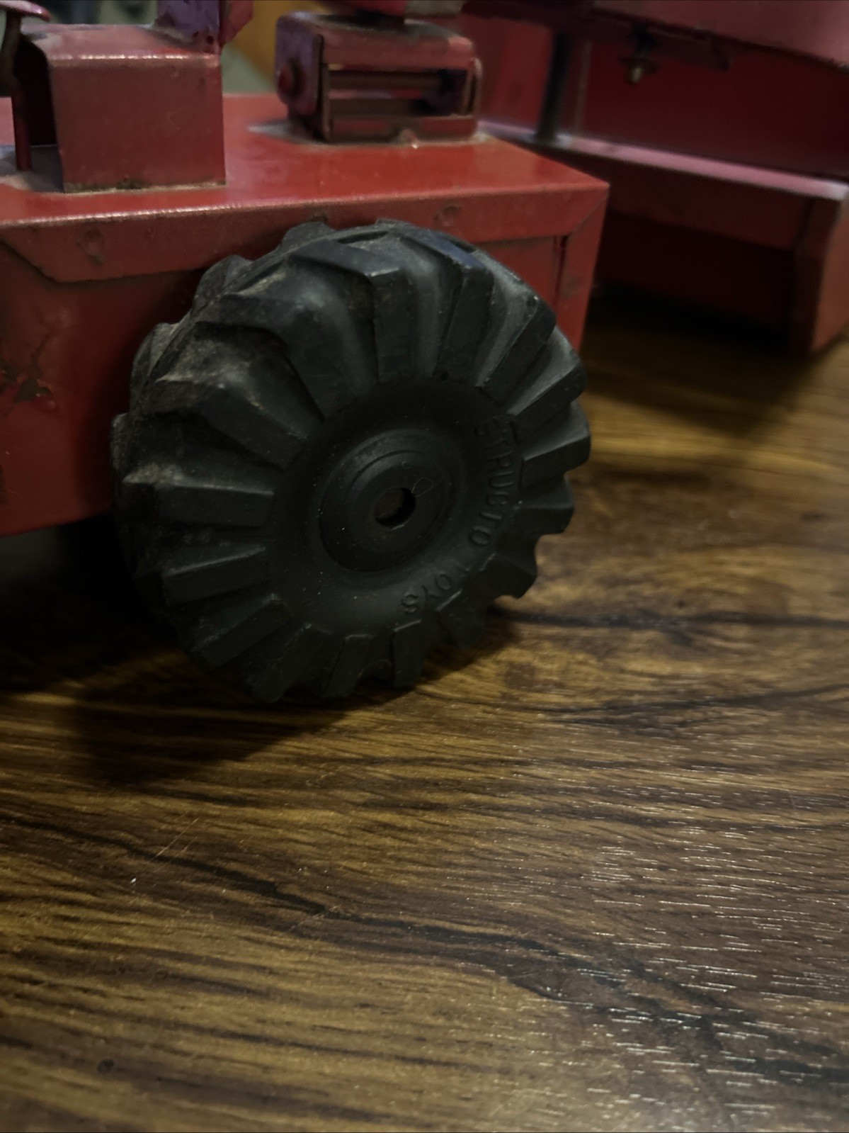 Vintage Original 1950’s Structo Toys Red Structo Scraper Construction Toy