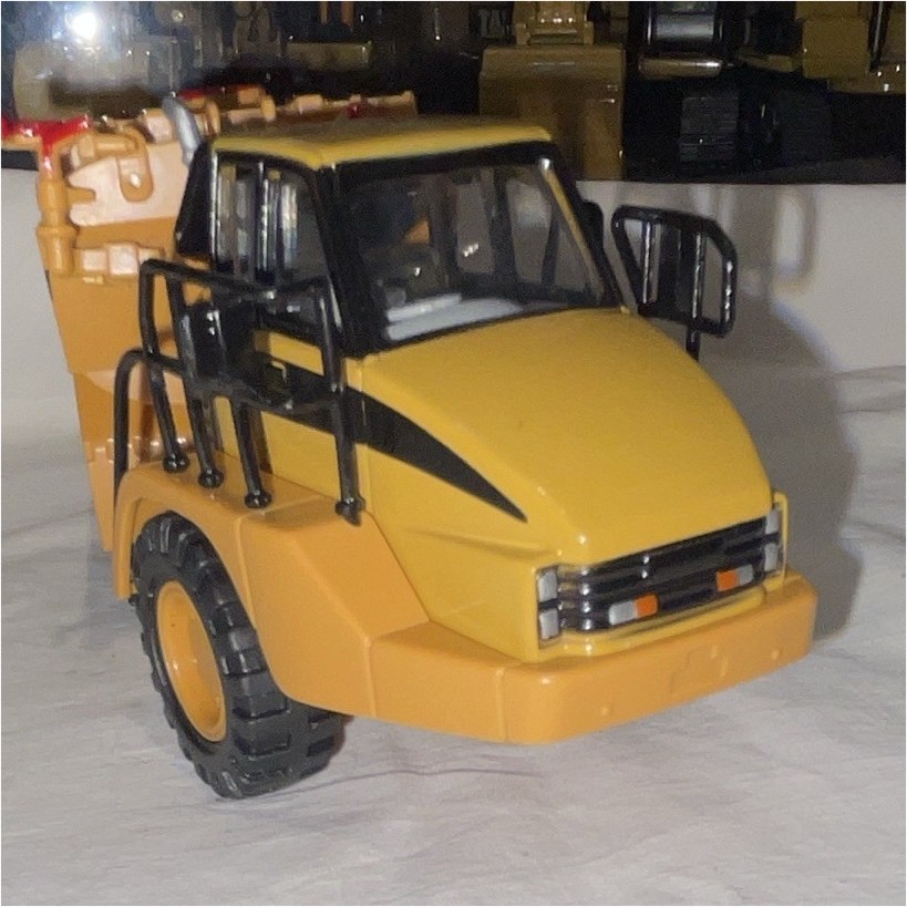 Yellow Black Plastic Construction Water Tanker Truck Toy Vehicle