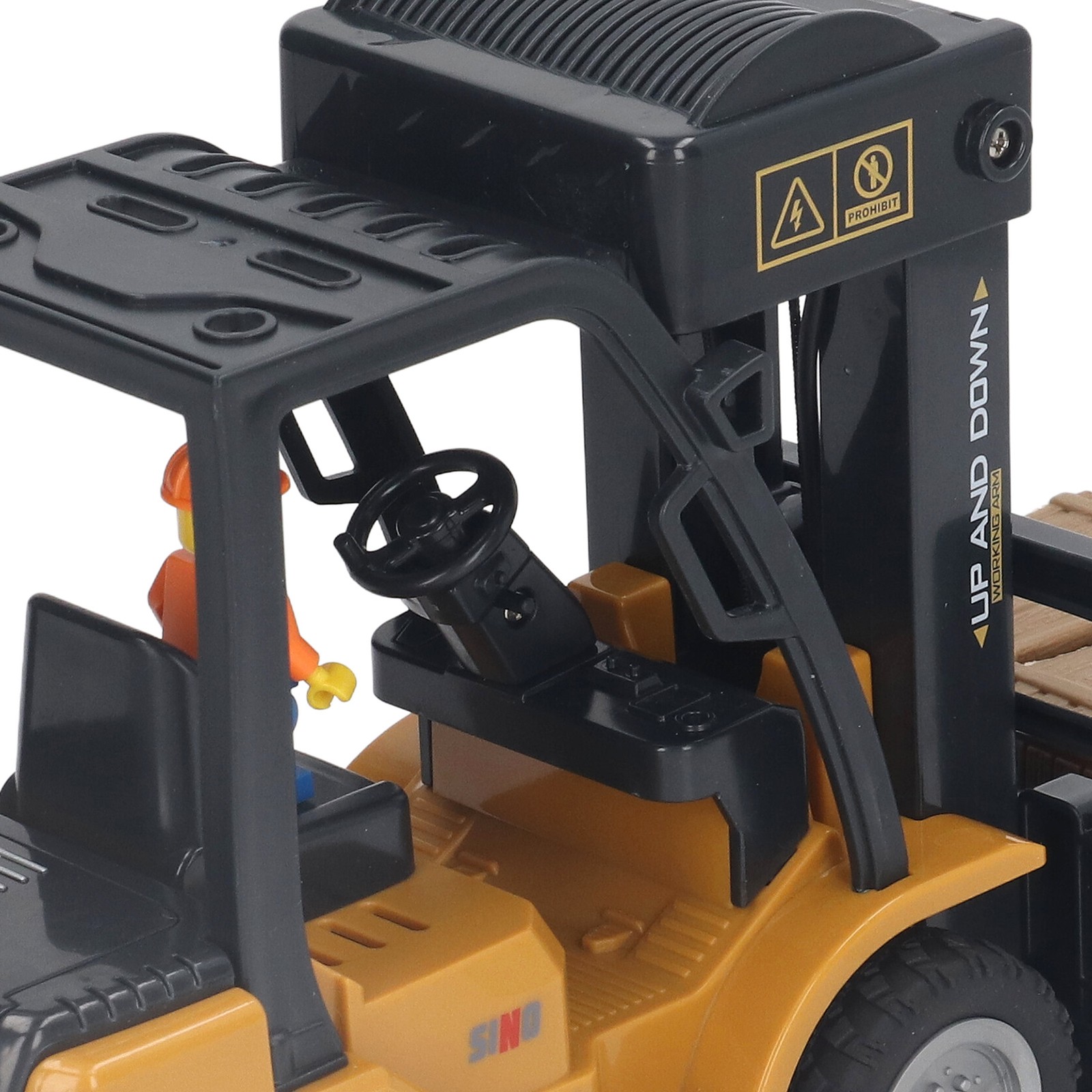 1:24 Remote Control Forklift Full Functional Sound And Light Alloy Forklift