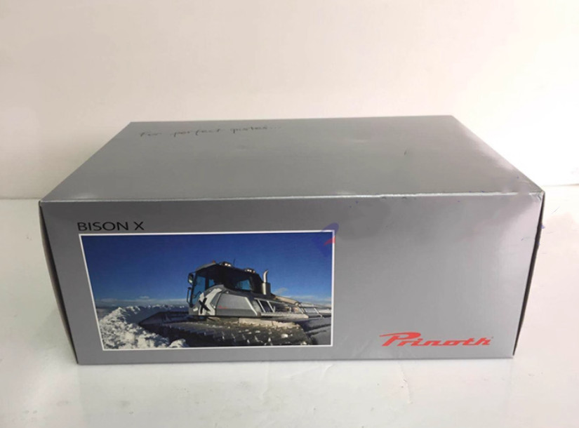 1:43 ROS BISON X Snowplow Snowplough Construct Machine Equipment Diecast Model