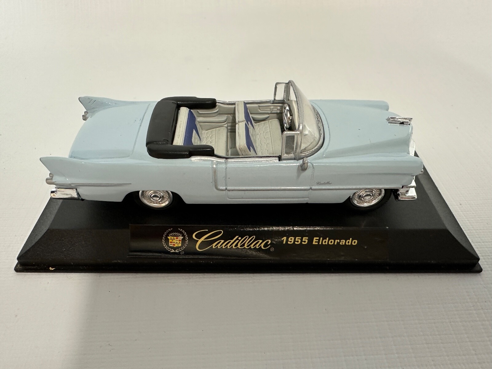 New-Ray SS-48387 1:43 Light Blue 1955 Cadillac El Dorado Convertible Car