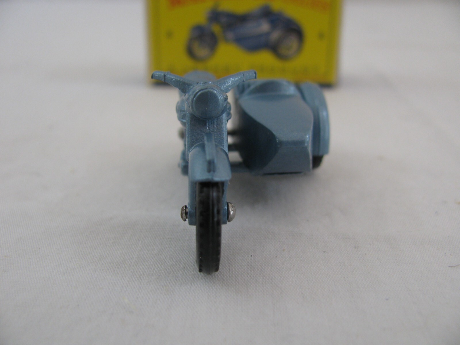 Vintage Lesney Matchbox Diecast Triumph T110 Motorcycle w/ Sidecar #4 New!