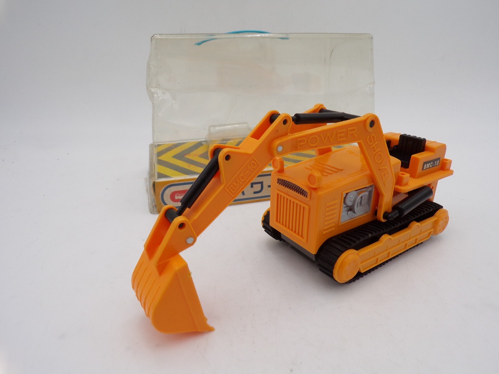 RARE 70s Bandai Japan B/O Motorized Power Shovel MIB Ideal Mini Motorific