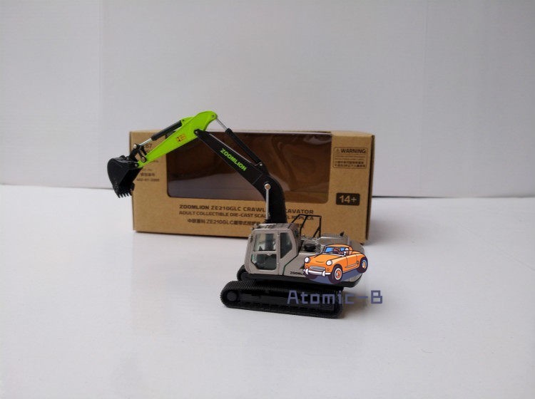 ZOOMLION 1:87 ZE210GLC Crawler Excavator Alloy Engineering Vehicle Model