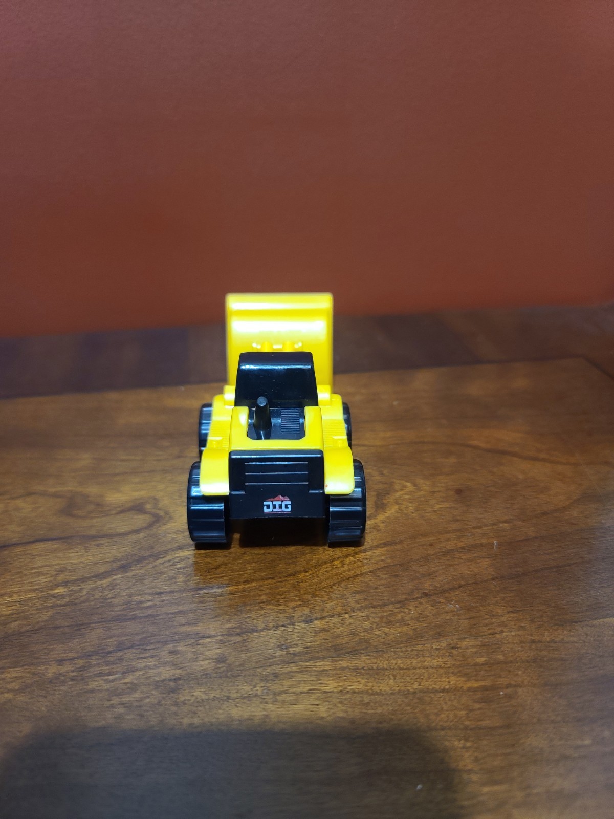 Loader Construction Vehicle Toy Yellow & Black Plastic Front Loader Model