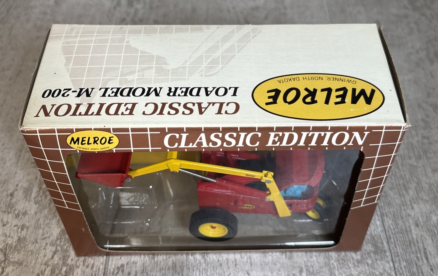 1/25 Clover Melroe M-200 Loader Diecast w/ Box