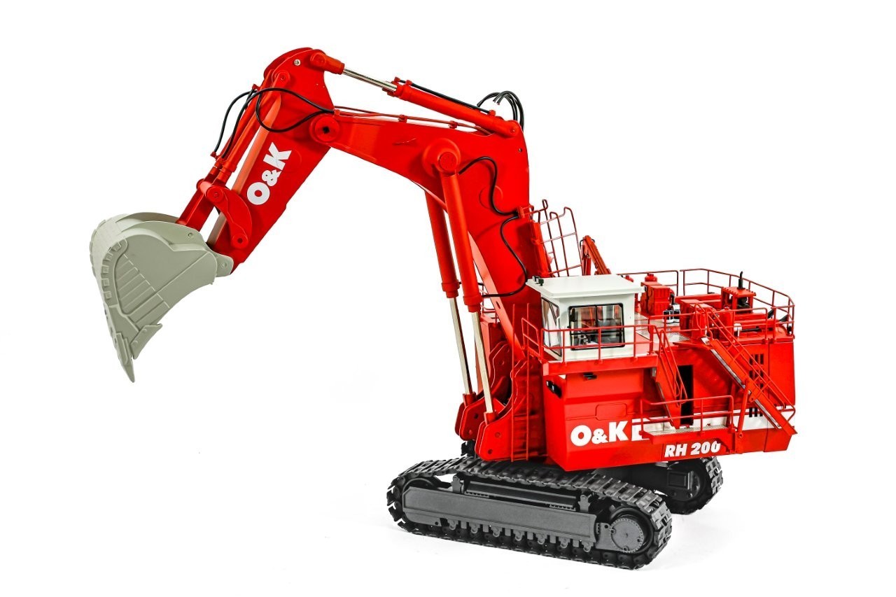 O&K RH200 Mining Backhoe Excavator – Bymo 1:50 Scale Diecast Model #25010/1 New