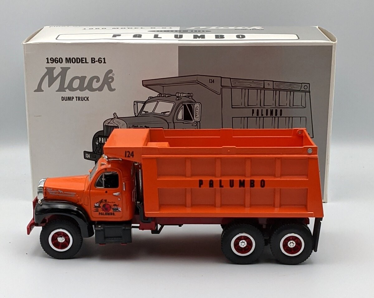 First Gear 19-1819 1:34 Die-Cast 1960 Model B-61 Mack Dump Truck EX/Box