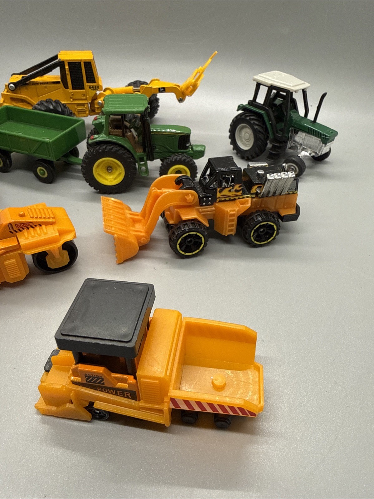 Ertl John Deere 648E Turbo Log Skidder 310 D Loader Tractor Steam Roller