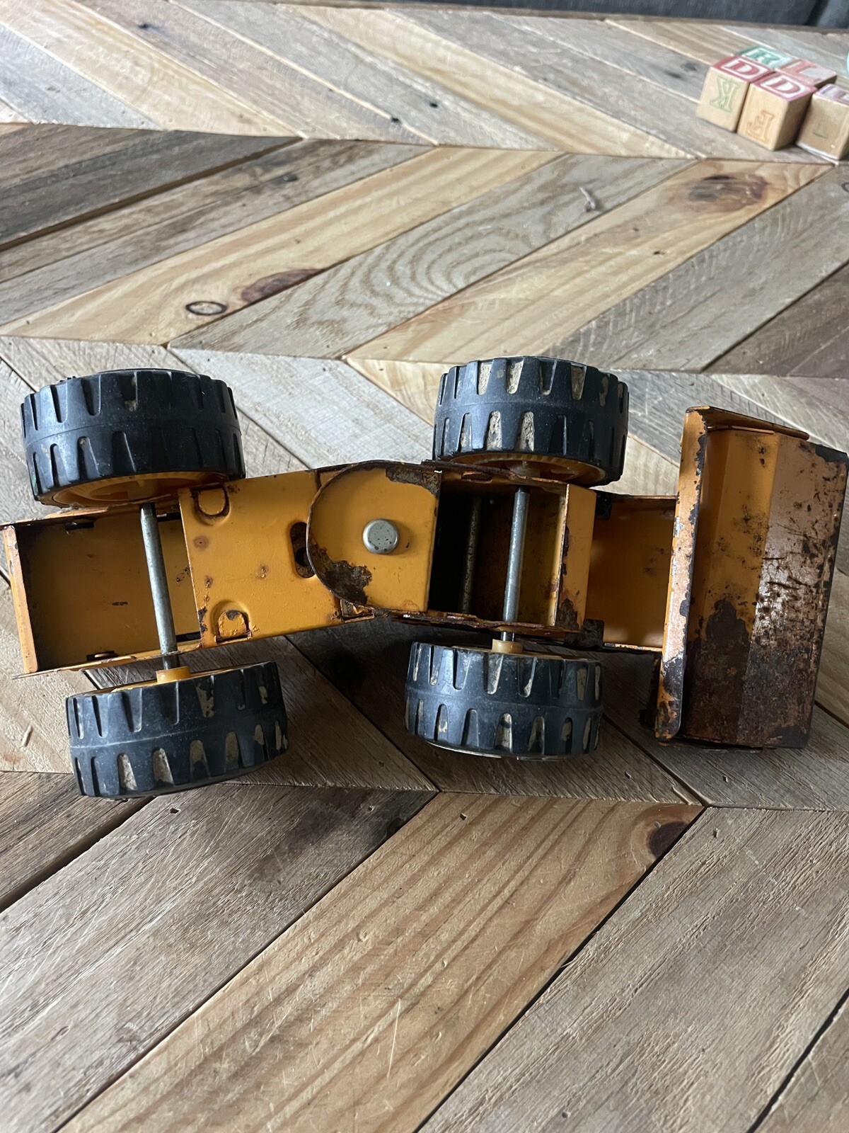 Vintage 70’s Tonka Front End Loader Pressed Steel XR-101 Tires Made In USA