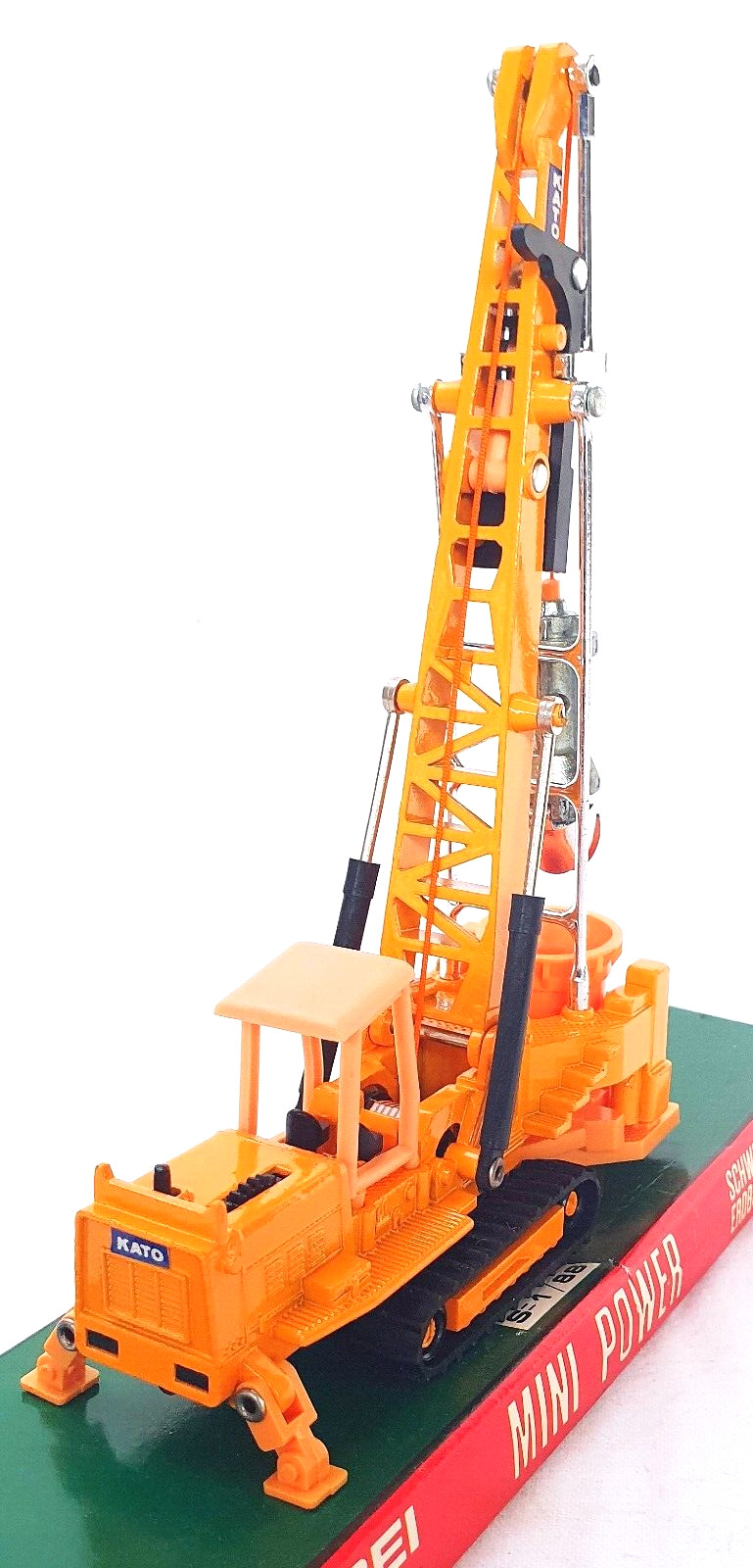 Shinsei Mini Power 1:88 Tall KATO EARTH DRILL TRACK Construction Site 4131 MB`76