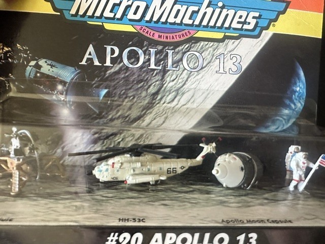 Micro Machines Set – APOLLO 13 Moon Capsule Space HH-53C Astronauts Lunar Module