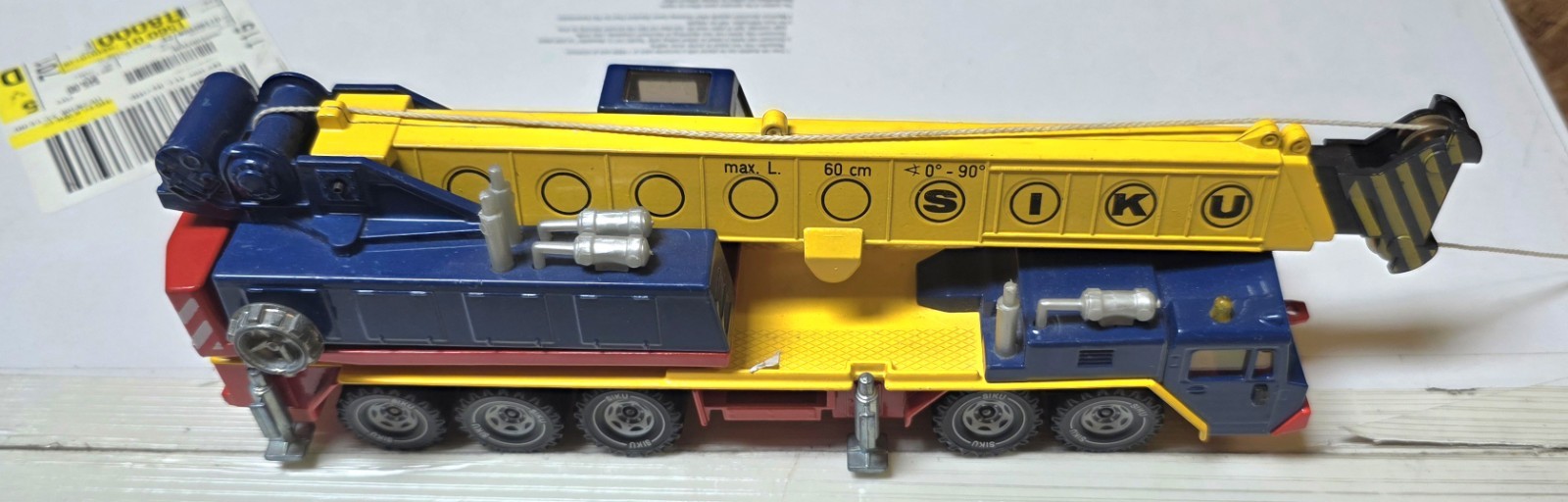 VINTAGE SIKU 4010 HEAVY LIFT CRANE WEST GERMANY CONSTRUCTION TRUCK All Metal