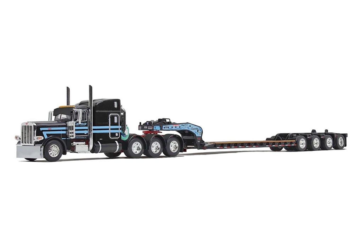 First Gear 60-1842 Peterbilt 389 w/Fontaine Lowboy – Capello 1/64 Die-cast MIB