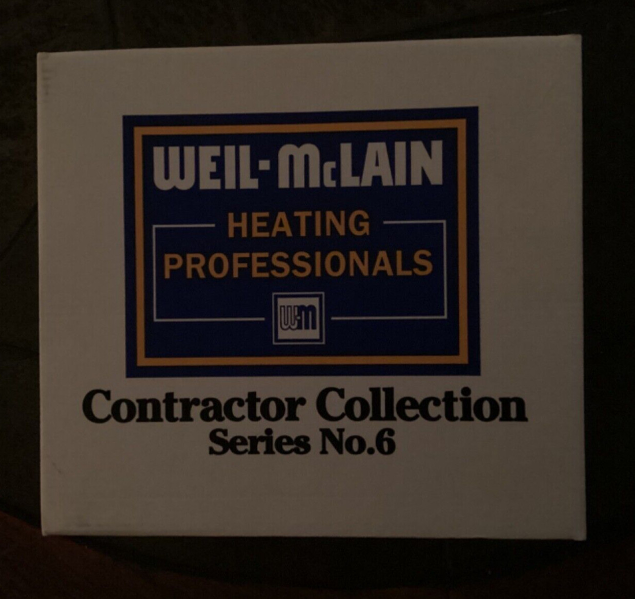 ERTL Weil-Mclain Contractor Collection Series No. 6 Set of 3 Truck Banks