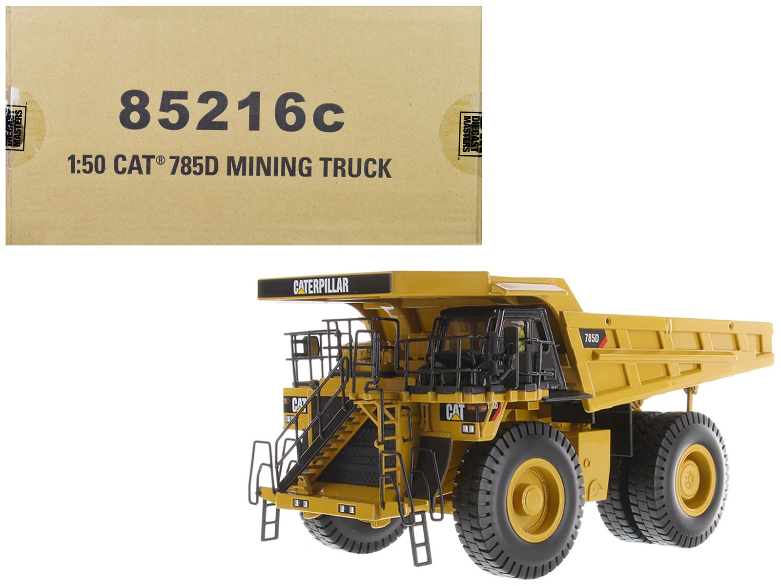 CAT Caterpillar 785D Mining Truck Yellow with Operator Series 1/50 Core Classics
