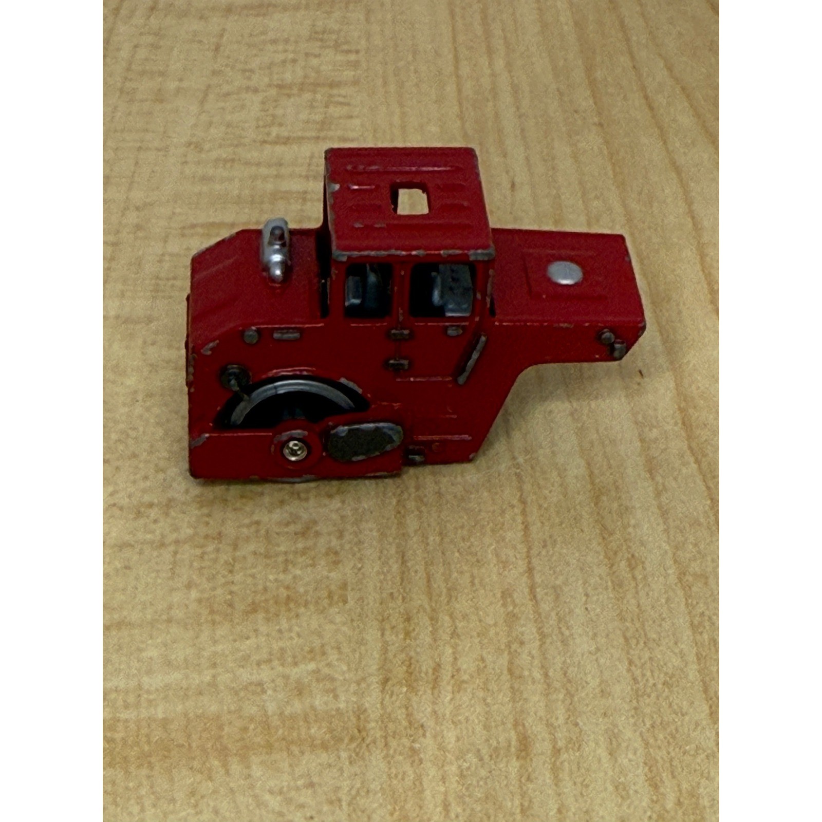 Smart Toys 1998 Vintage Red Diecast Steam Roller Construction Vehicle Toy