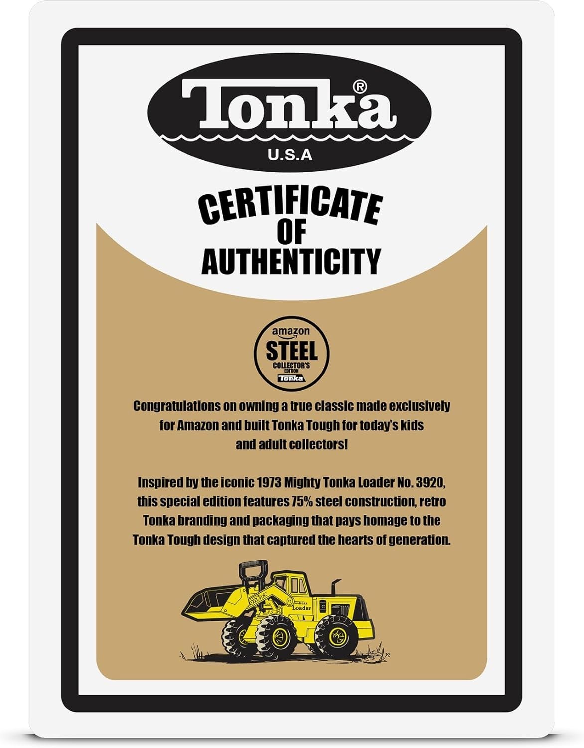 Tonka Retro Front Loader Collector’s Edition Metal Toy Truck 2X Steel