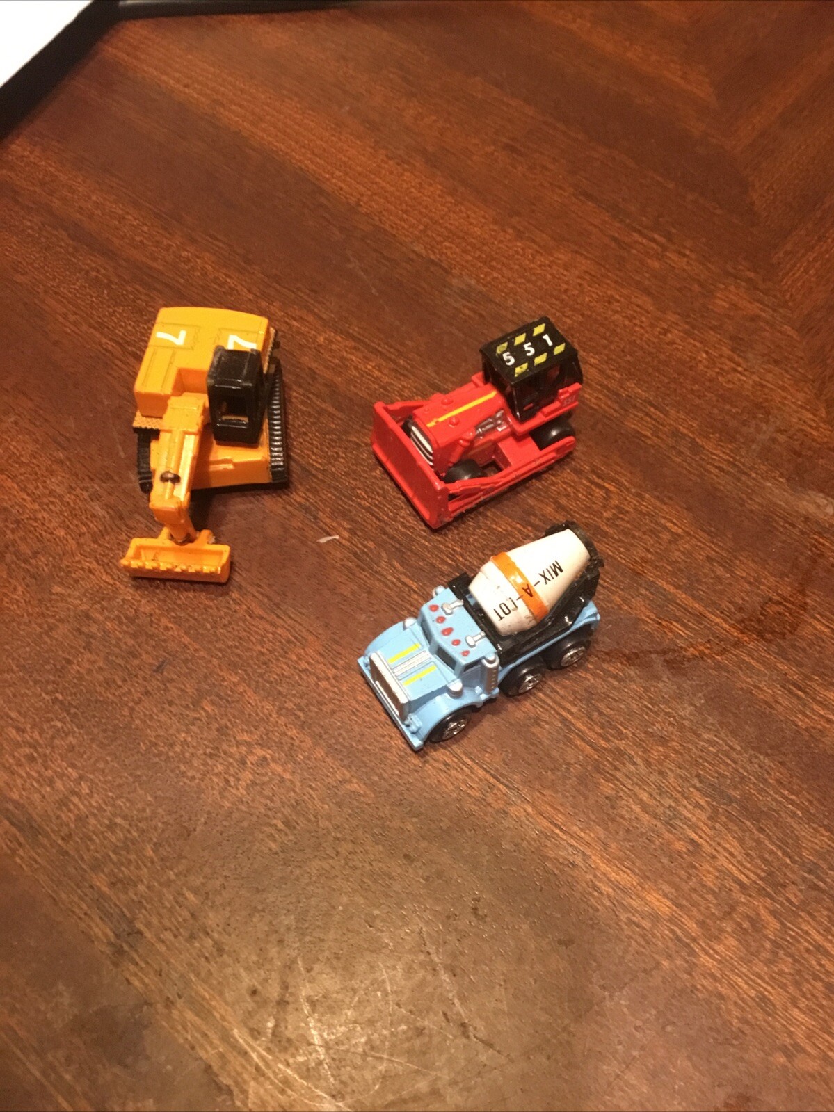 Galoob Micro Machine Construction Vehicles Rare