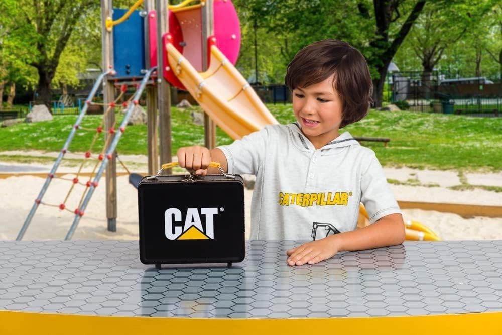Construction Toys, Store N Go Playset – Tin Travel Case Transforms into Multi…