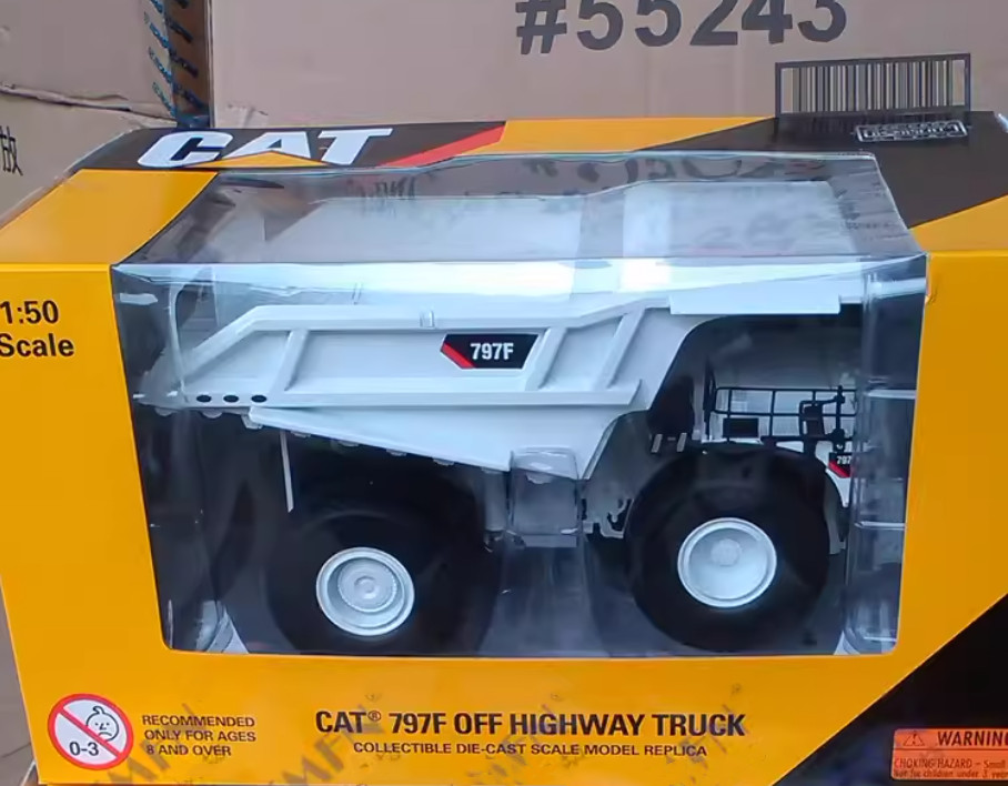 1:50 CAT 797F Off-Highway Truck Mine Dump Truck Construct Machine Diecast Model
