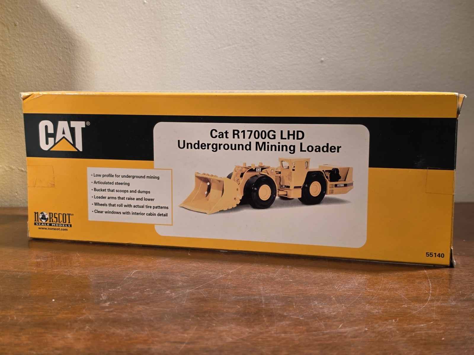 Norscot 1:50 Scale Cat Diecast Caterpillar R1700G LHD UNDERGROUND MINING LOADER