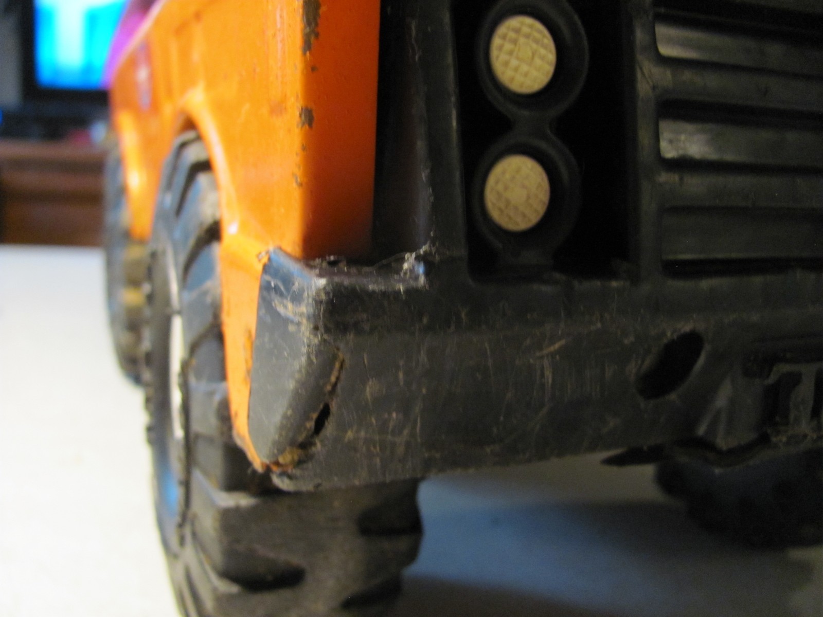 1970’s Mighty Tonka Orange Tow Truck.