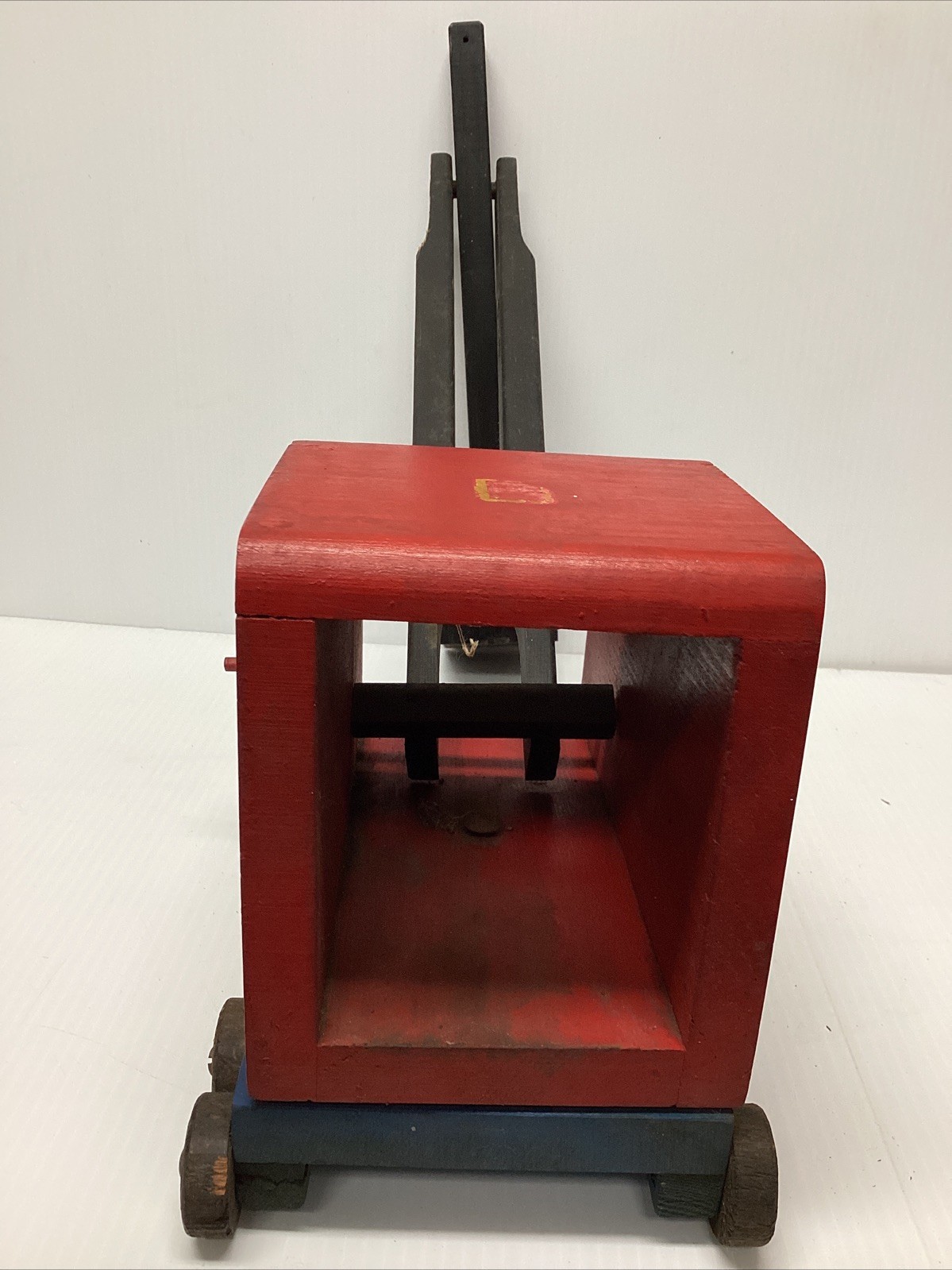 Antique 1940s Tick Tock Toys Wood & Metal Fairlawn Excavating Co. Steam Shovel