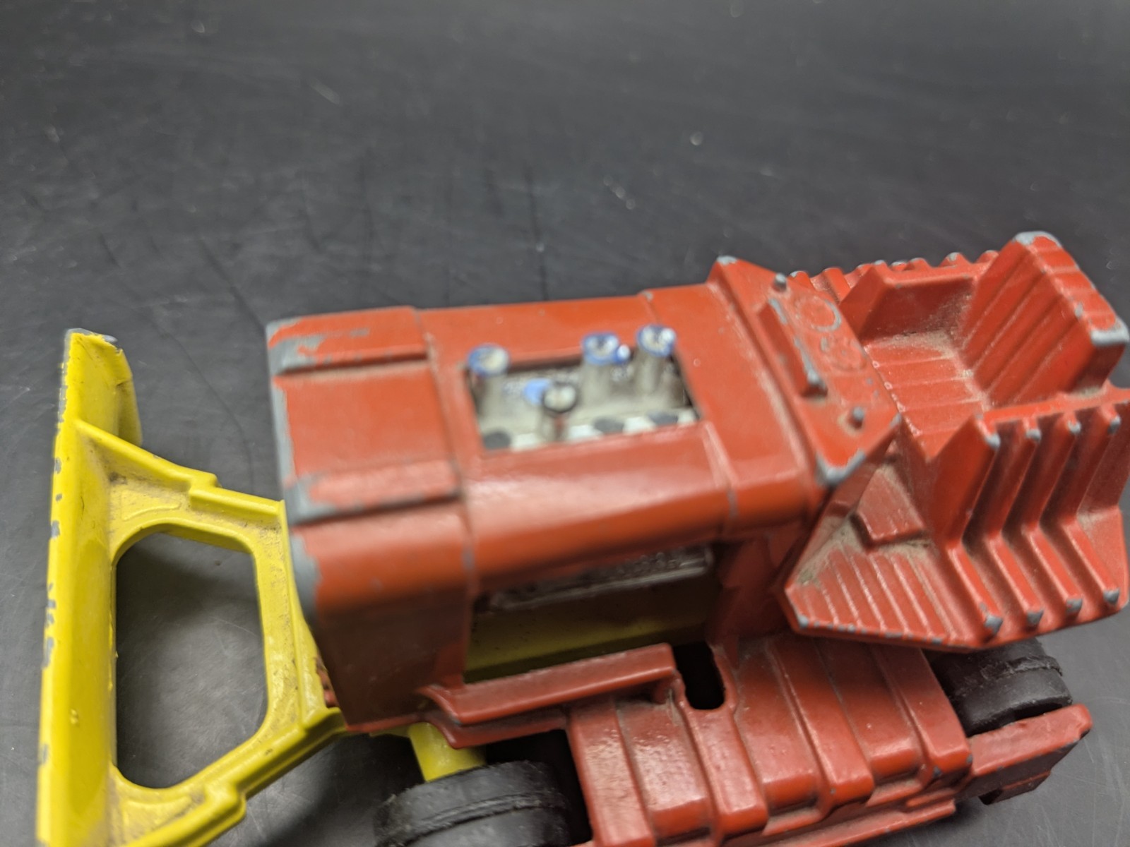 Vintage 1974 Matchbox Die Cast Metal Super Kings K-23 Super Bulldozer Lesney