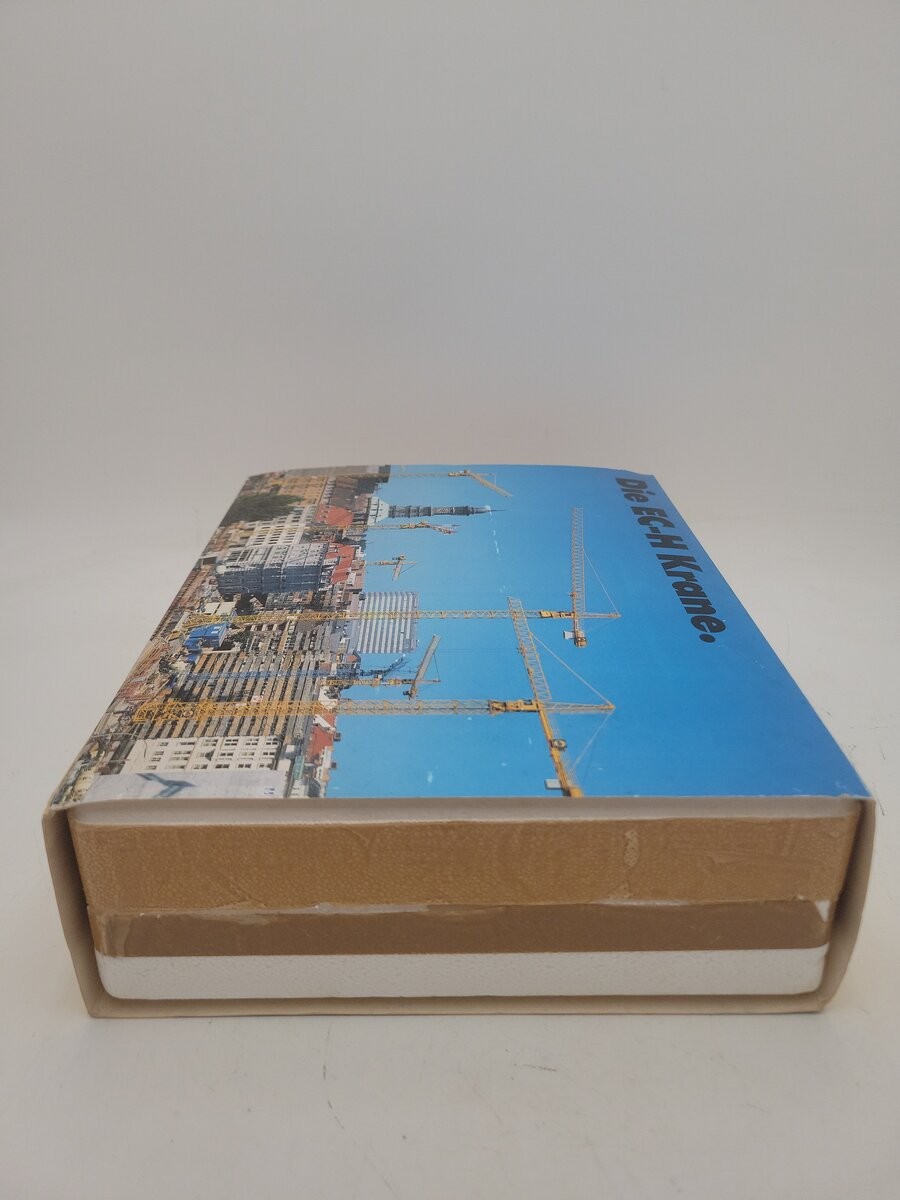 Conrad 1:87 Scale Diecast Yellow Liebherr Tower Crane EC-H Krane Model EX/Box