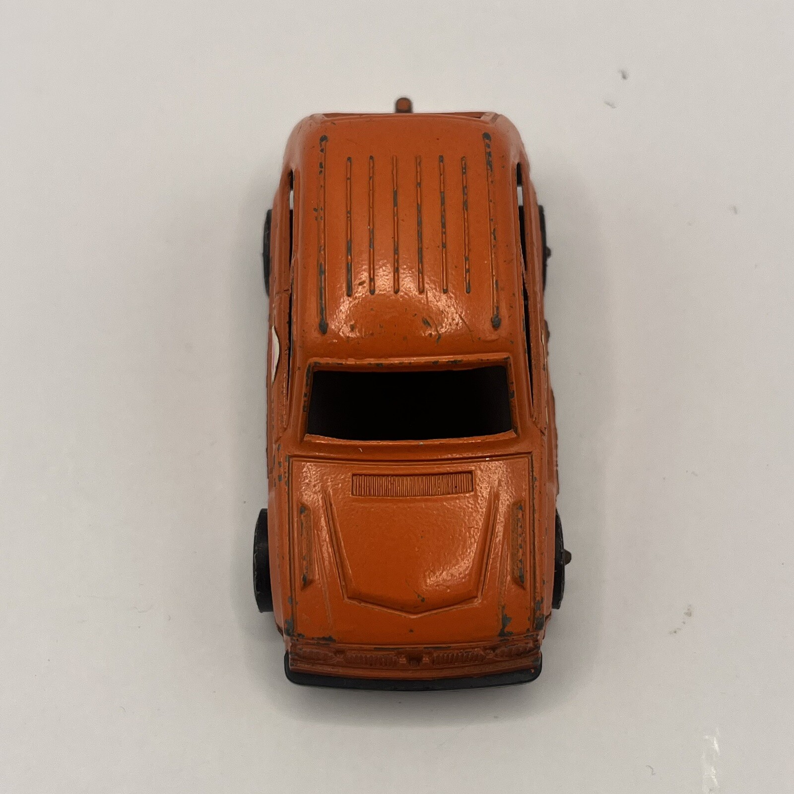 Vintage Honda Civic Tootsietoy Tootsie Toy Orange Hatchback Thrush 2-Door Coupe