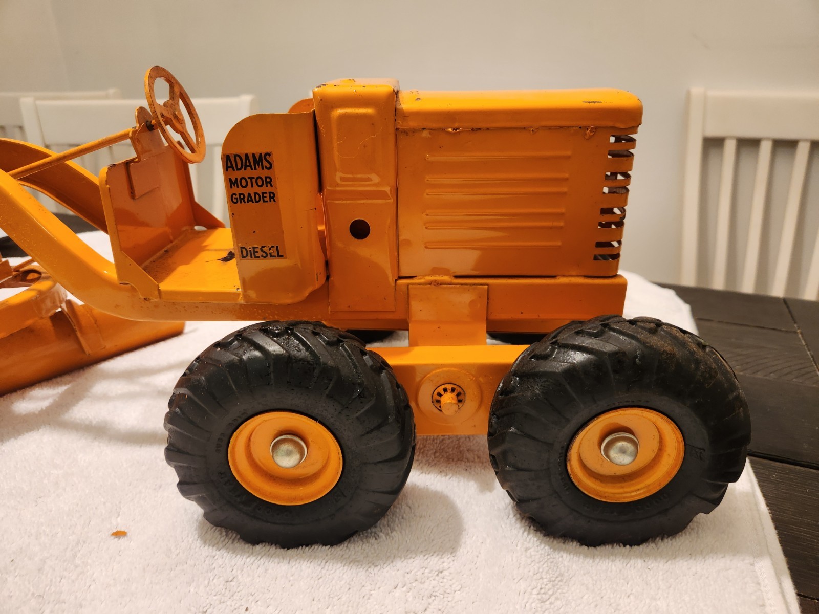 Vintage Adams Motor Grader 1950’s Doepke Model Toy USA