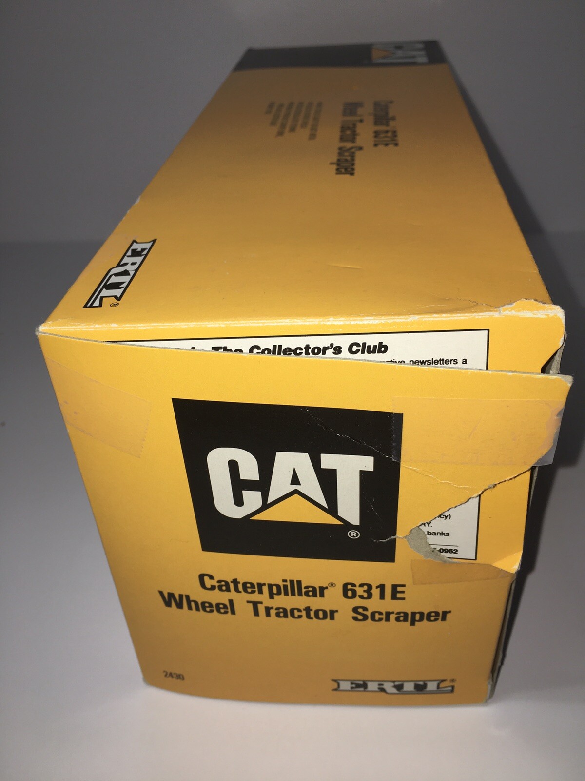 Vintage 1990 Norscot CAT 631E Wheel Tractor Scraper Die-Cast 1:50 Caterpillar