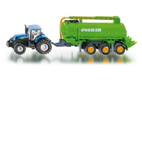 NEW FARMER SIKU 1860 New Holland T7070 Tractor Joskin Tanker 1:87 Diecast Model