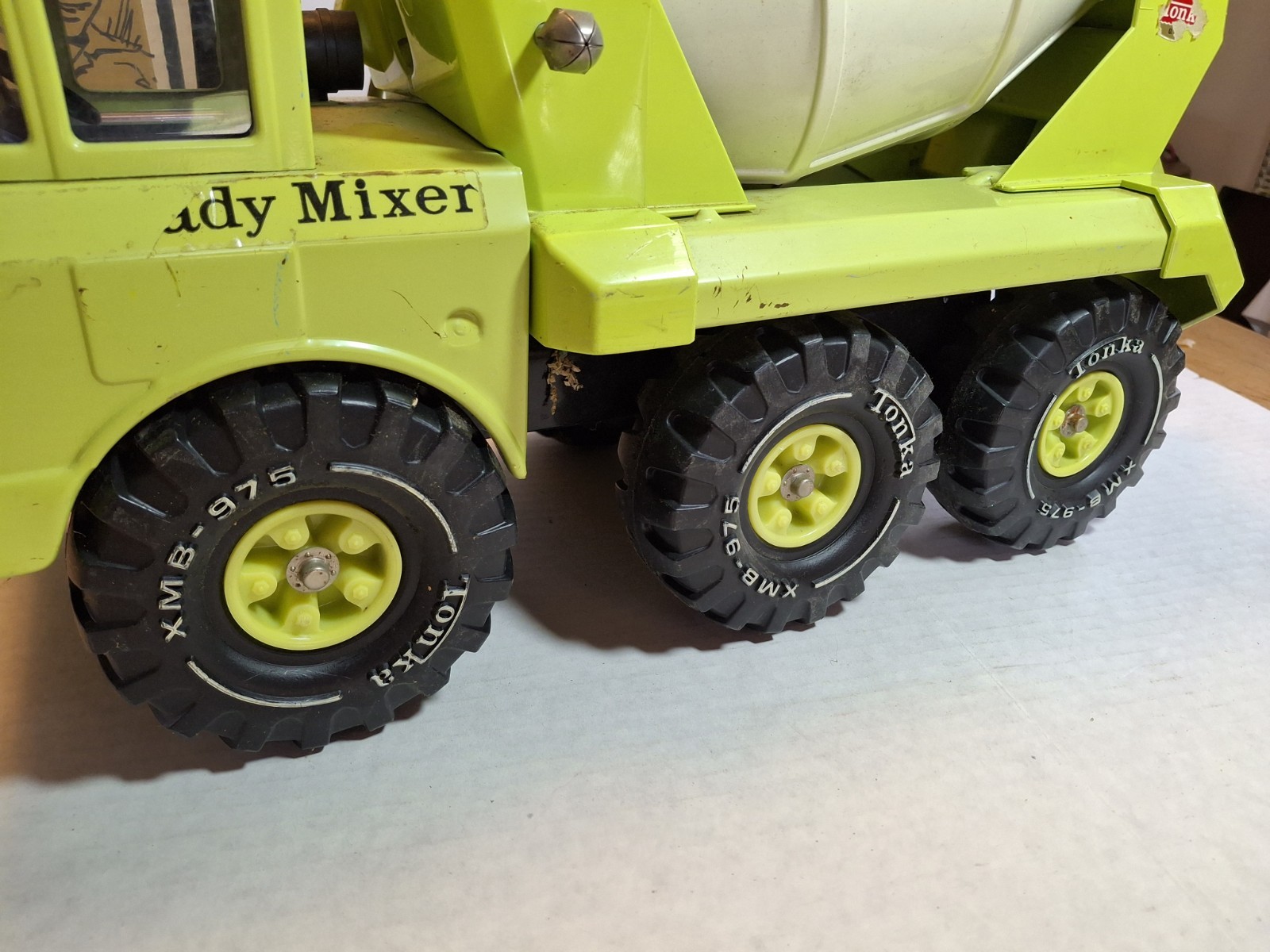 Tonka Mighty Tonka Ready Mix Cement Mixer Truck No. 3950 w/ Box