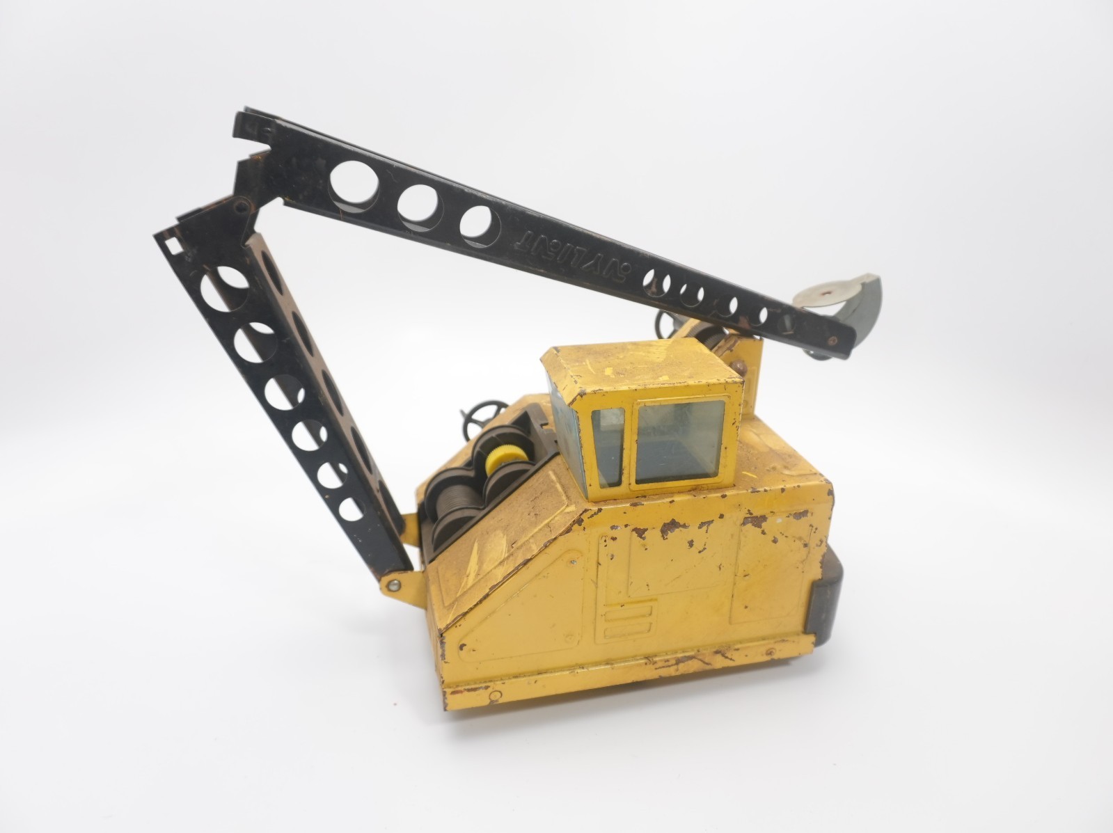 Vintage Nylint Michigan Crane Truck Pressed Steel Yellow Black Part