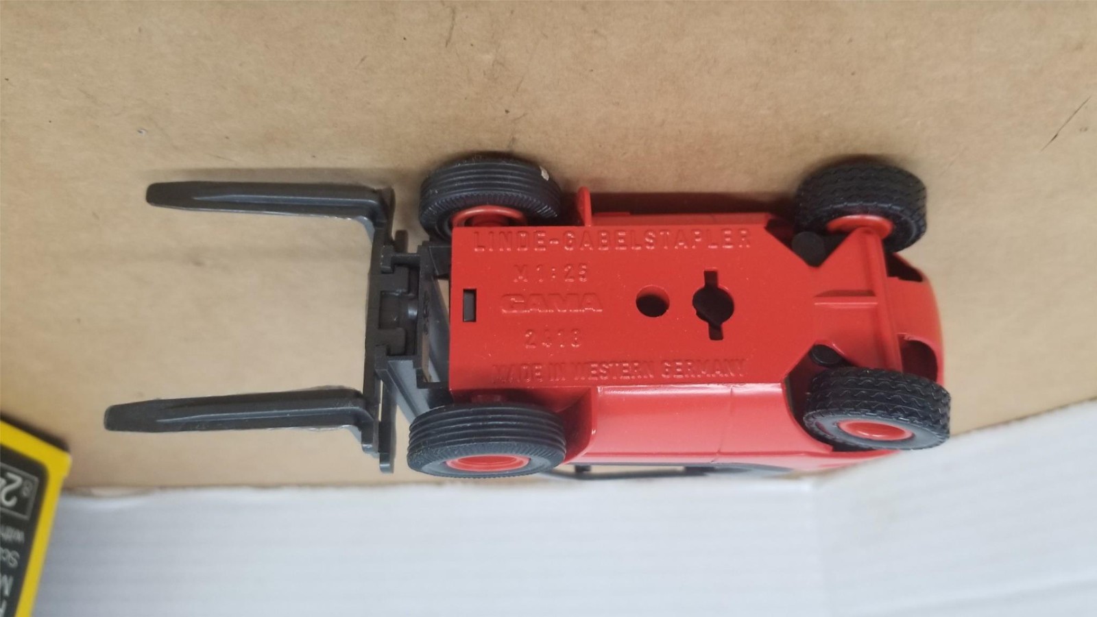 Vintage 1:25 Gama Super West Germany Forklift With Pallets Boxed