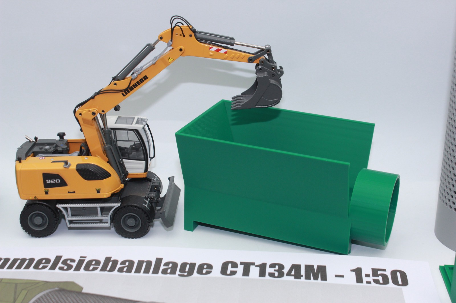 CT3D Design CT 134M Screening 1:50 Drum Screening Plant RC Drum Screening System