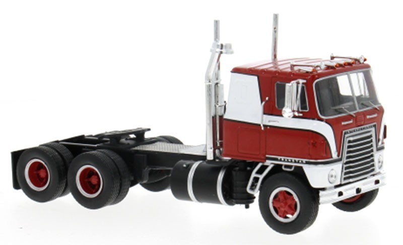 IXO TR219-22 International 1976 Transtar COE Red / White 1/43 O Scale Diecast MB