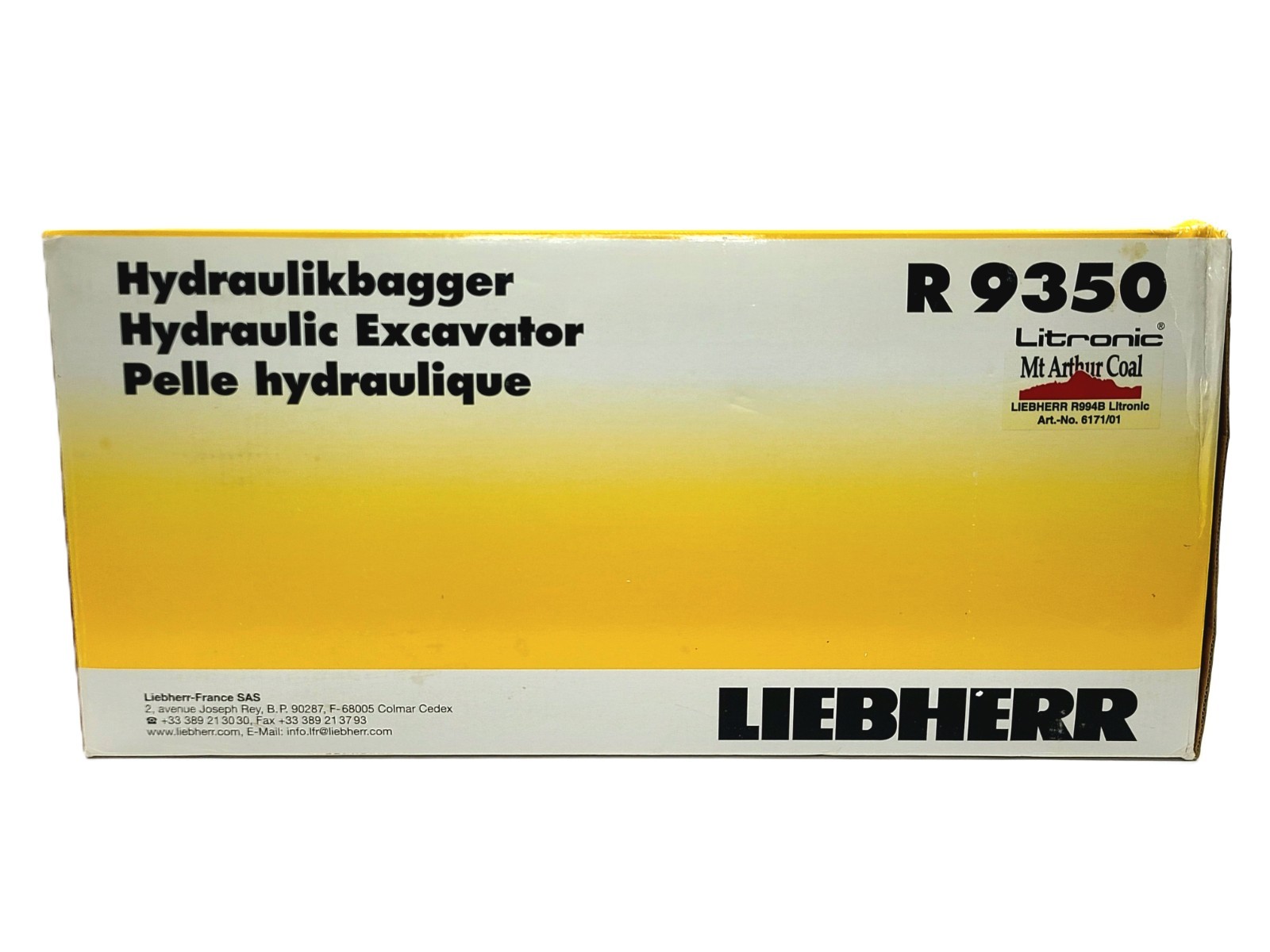 Liebherr R994B Mining Excavator – Mt. Arthur Coal NZG 1:50 Scale Model #6171/01