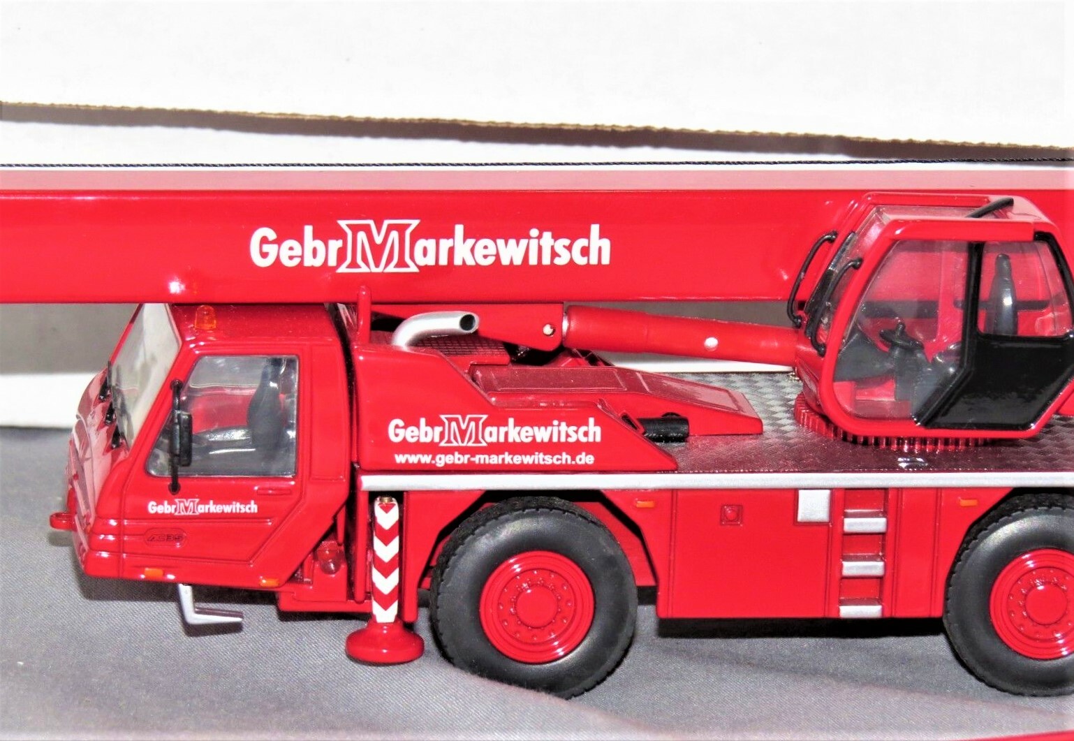 NZG 532-mar Gebr Markewitsch Terex AC35 Mobile Crane Die-cast 1/50 LN