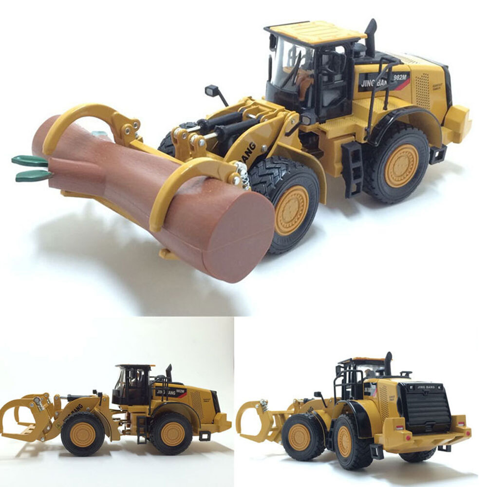 1:50 Wood Grab Truck Toy Model Metal Diecast Toy Car Boys Toys for Kids Gifts