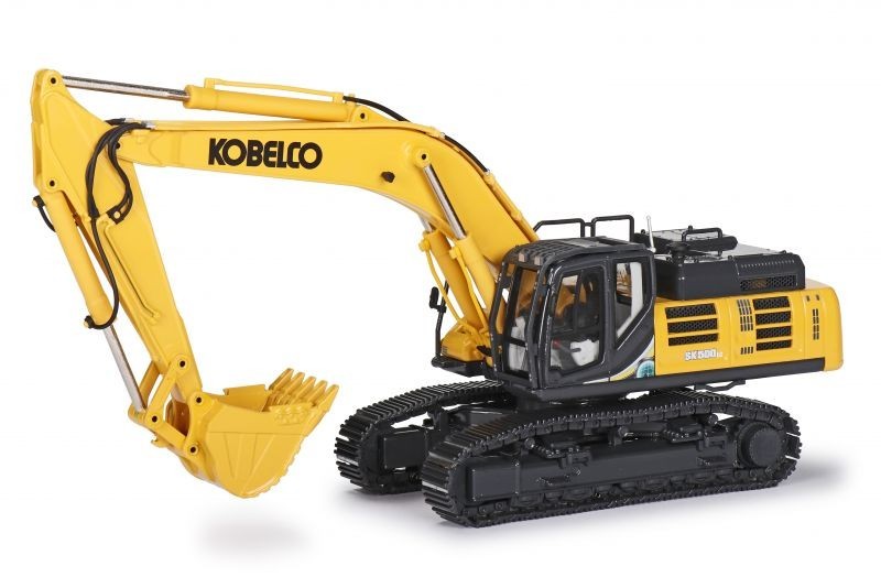 Kobelco SK500LC-10 Excavator – Yellow – Conrad 1:50 Scale Model #2210/1 New