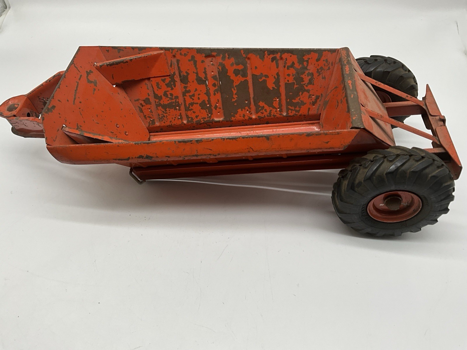 Doepke Euclid Tractor Toy Earth Mover 26″ Red Goodyear Tires Vintage 1950’s