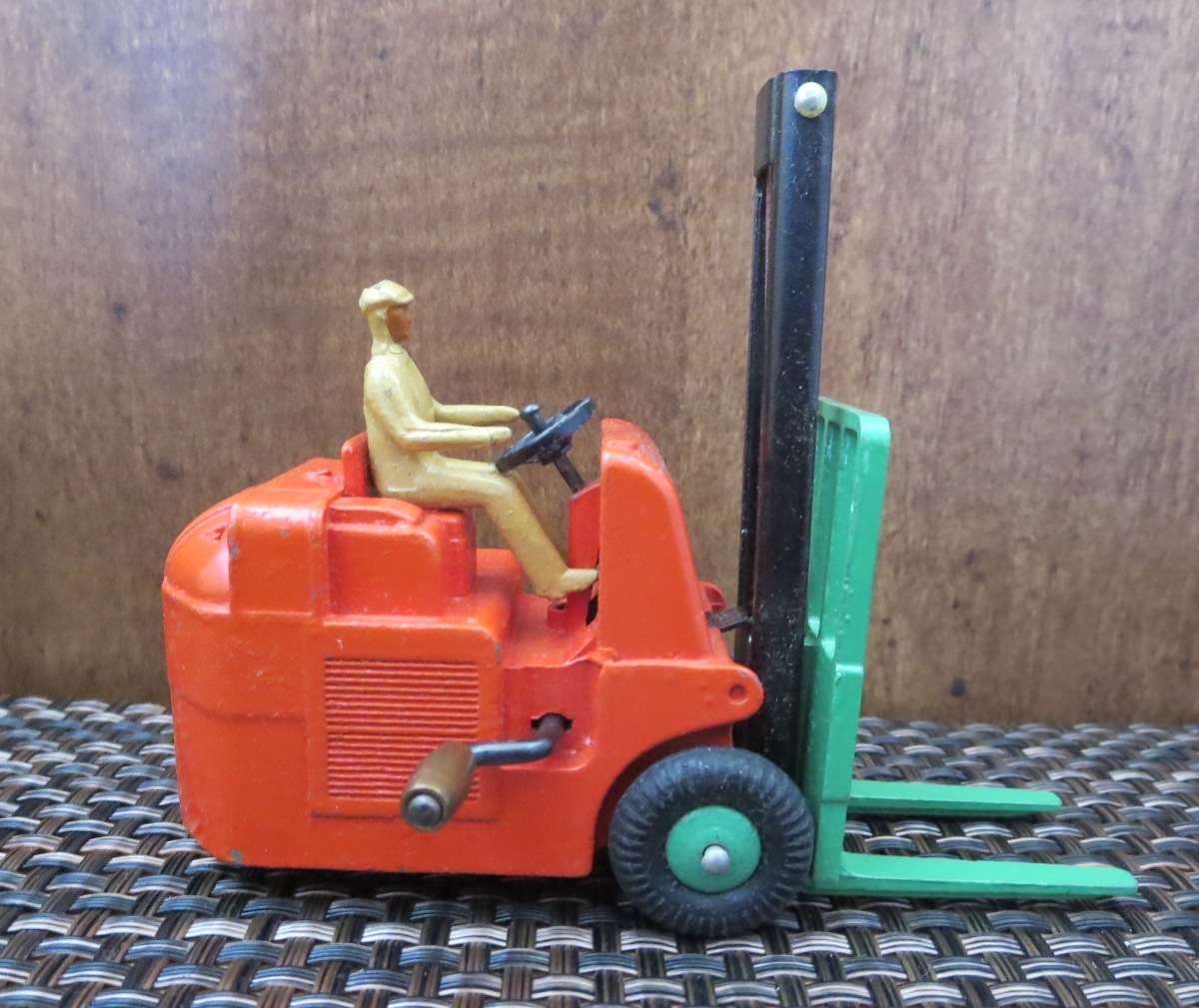 Dinky Fork Lift Toy Truck 14c Litho in Orig Box Excellent Condition Vintage