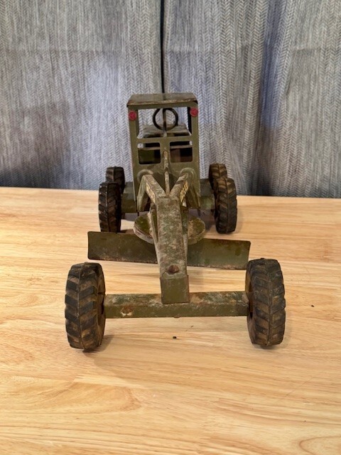Vintage 1964 Tonka Caterpillar Army Road Grader Steel Toy GR 2-2431
