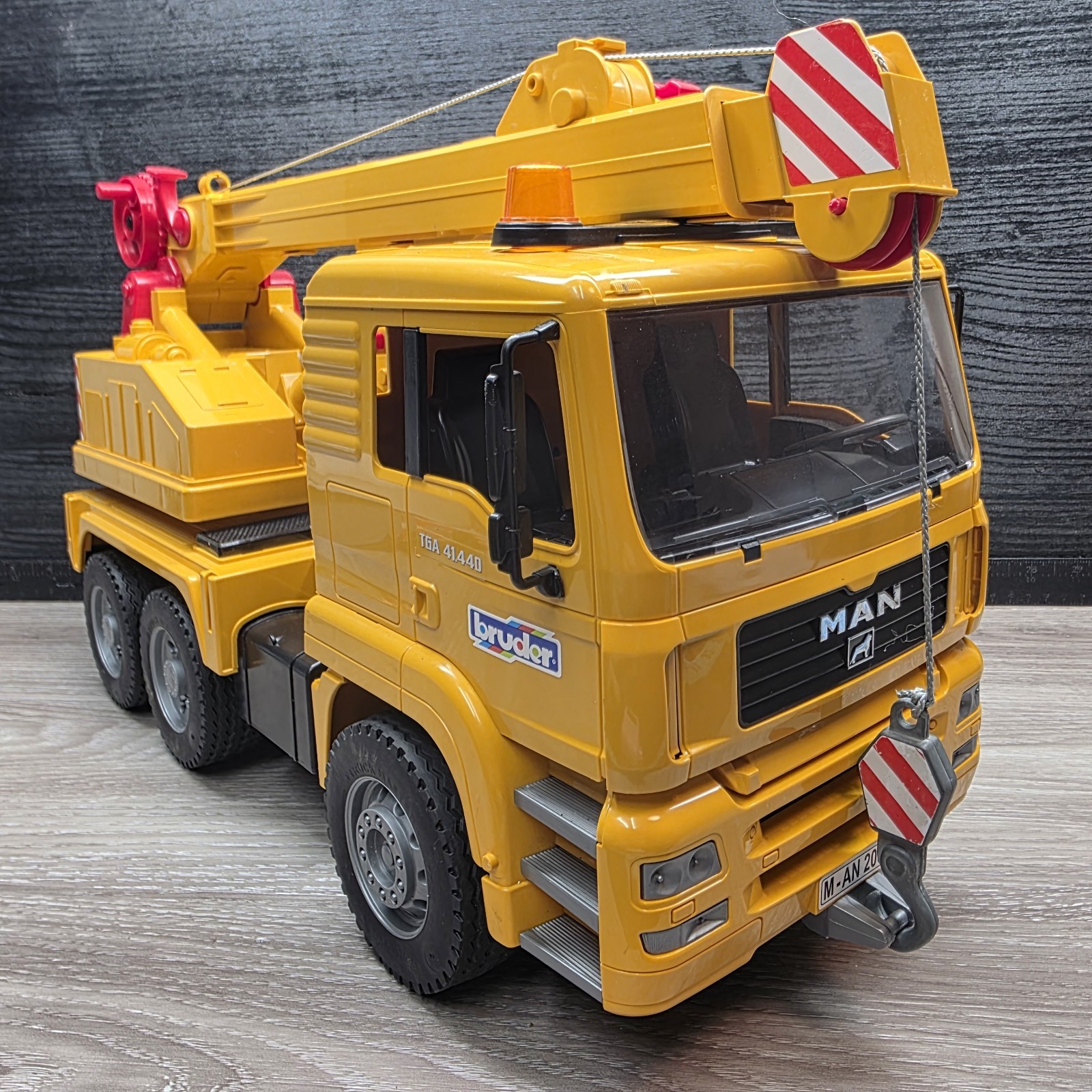 Bruder Man Tele Crane TC-4500 TGA 41.440 Construction building Toy GERMANY