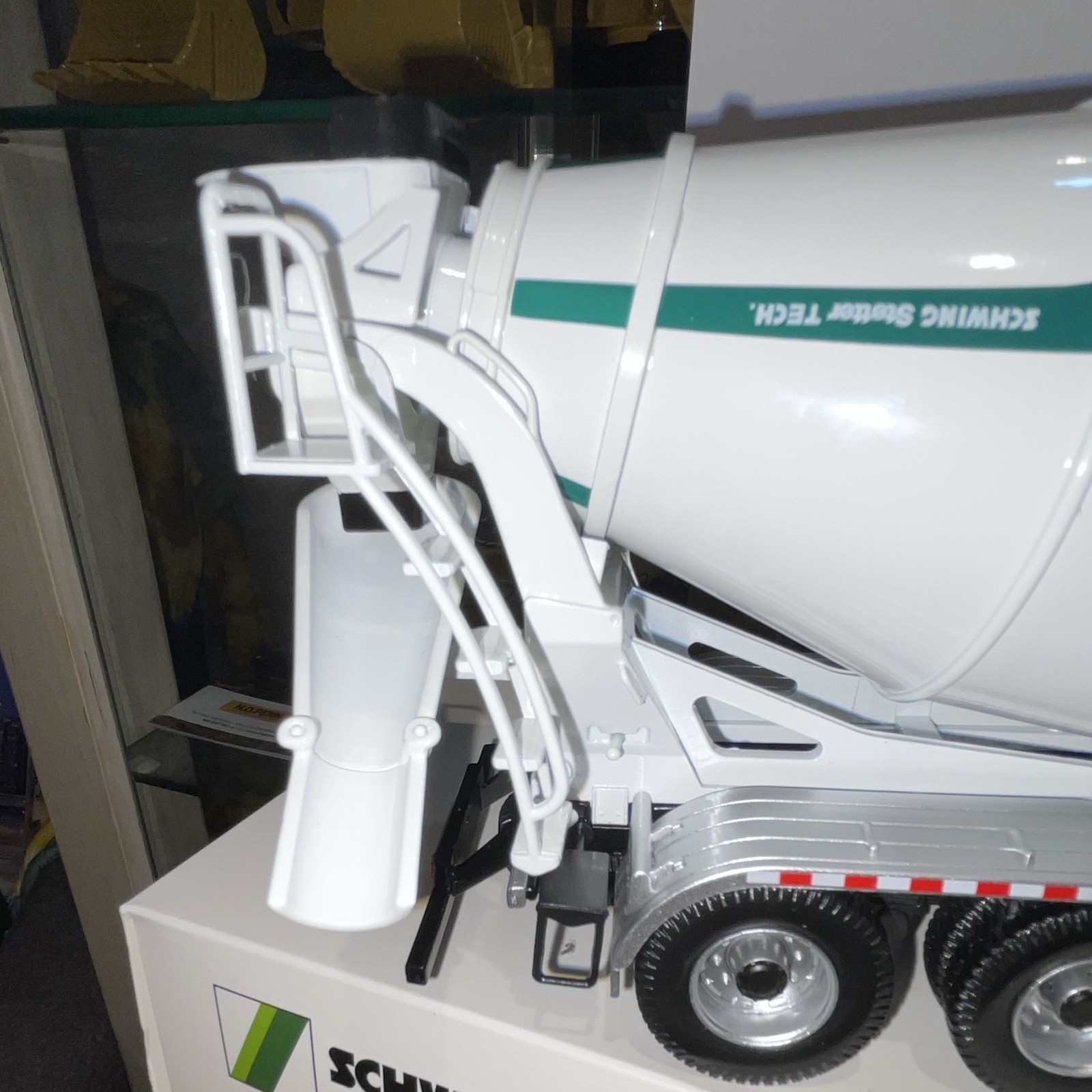 Schwing Stetter XCMG Cement Mixer Truck Diecast Model White Green Black