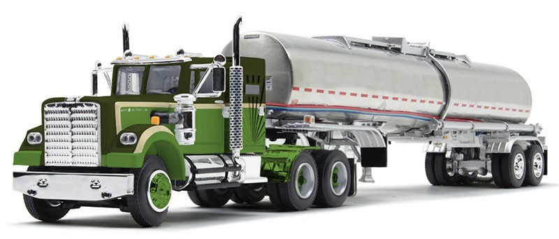 DCP 1/64 White Western Star 4900 with 36 Vintage Sleeper Chemical #60-1640📌USA